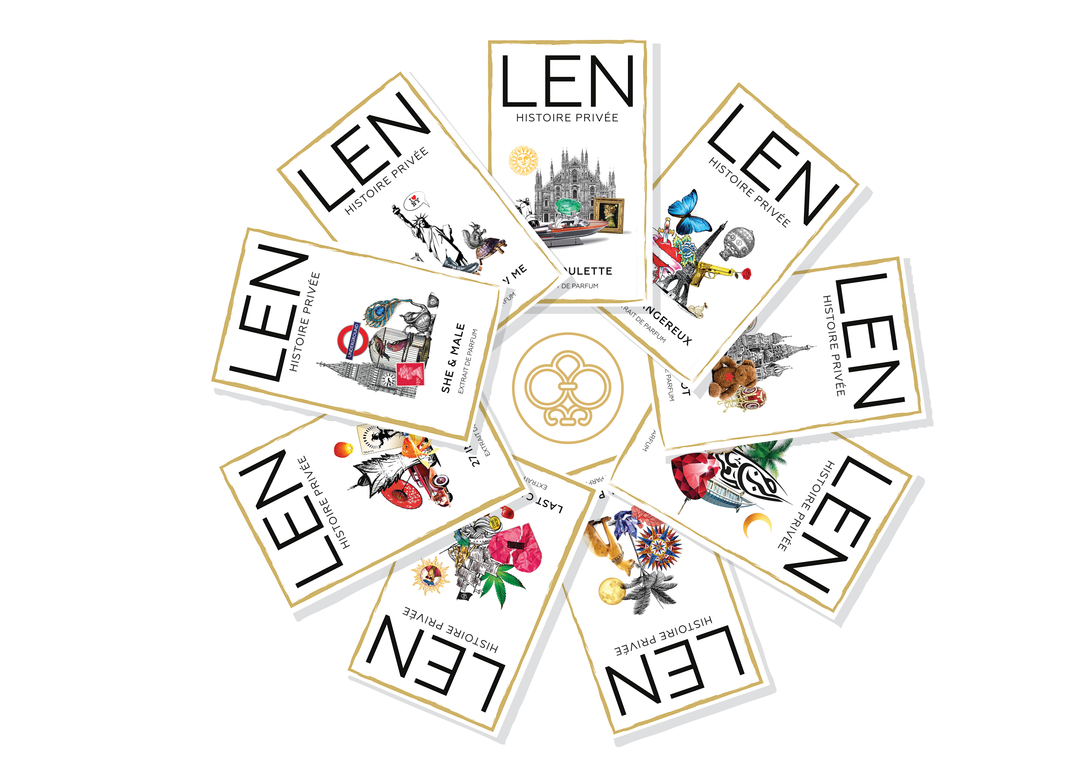 Last Call to IBIZA 100ml and DISCOVERY SET LEN FRAGRANCE 7 pieces each 1,8 ml